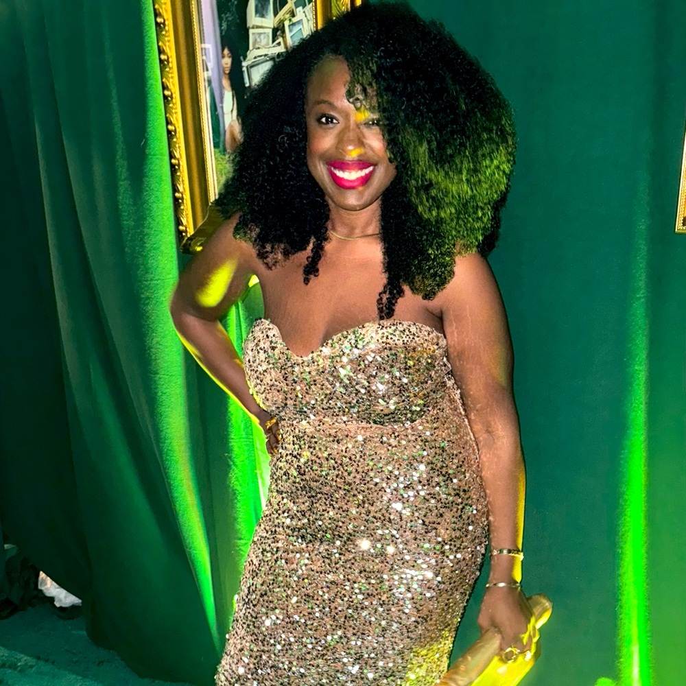 Fashion Nova Gold Sequin Dress